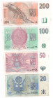 Cecoslovacchia - lotto di 2 banconote

BB-FDS