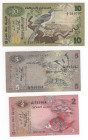 Ceylon - lotto di 3 banconote

BB-FDS