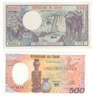 Ceylon - lotto di 2 banconote

FDS