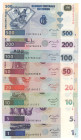 Congo - lotto di 8 banconote

FDS