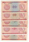 Cuba - lotto di 5 banconote - Foreign Exchange Certificates

BB-FDS