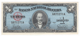 Cuba - 1 Peso 1960 - P# 077b

qFDS