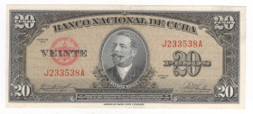 Cuba - 20 Pesos 1958 - P# 080b

qFDS