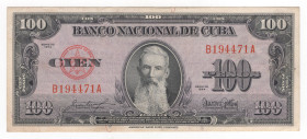 Cuba - 100 Pesos 1954 - P# 082b

qFDS
