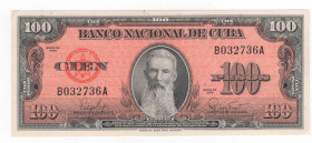 Cuba - 100 Pesos 1959 - P# 093a

qFDS