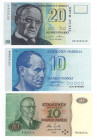 Finlandia - lotto di 3 banconote

FDS