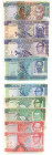 Gambia - lotto di 10 banconote

FDS