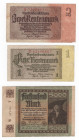 Germania - lotto di 3 banconote

MB-BB