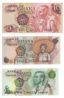 Ghana - lotto di 3 banconote

FDS