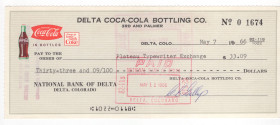 U.S.A. - Assegno Delta Coca-Cola Bottling Co.

FDS