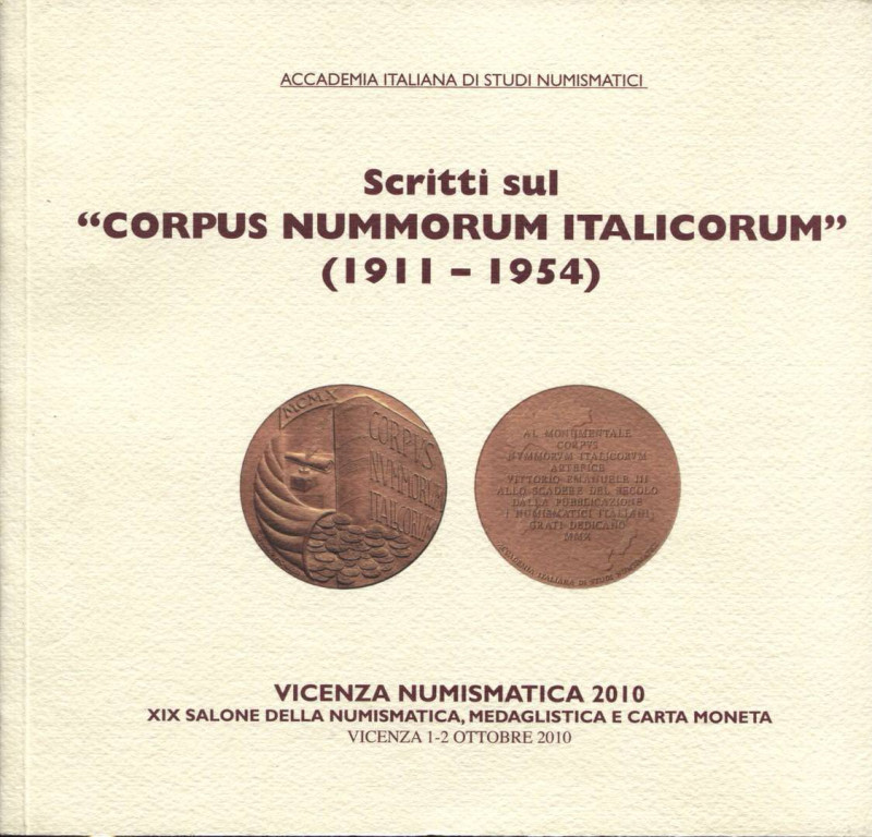 RUOTOLO G. - LOMBARDI L. - Scritti sul " Corpus Nummorum Italiacorum" 1911 - 195...