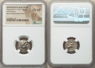 MACEDONIAN KINGDOM. Alexander III the Great (336-323 BC). AR drachm (15mm, 12h). NGC Choice VF. Posthumous issue of Colophon, ca. 310-301 BC. Head of ...