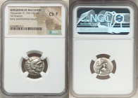 MACEDONIAN KINGDOM. Alexander III the Great (336-323 BC). AR drachm (17mm, 11h). NGC Choice Fine. Early posthumous issue of Colophon, 310-301 BC. Head...