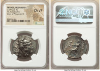 THRACE. Mesambria. Ca. 280-225 BC. AR tetradrachm (29mm, 12h). NGC Choice VF. Posthumous issue in the name and types of Alexander III the Great of Mac...