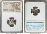 BITHYNIA. Calchedon. Ca. 4th century BC. AR siglos (18mm). NGC Choice VF, scuff. Persic standard. KAΛX, bull standing left on grain ear pointing right...
