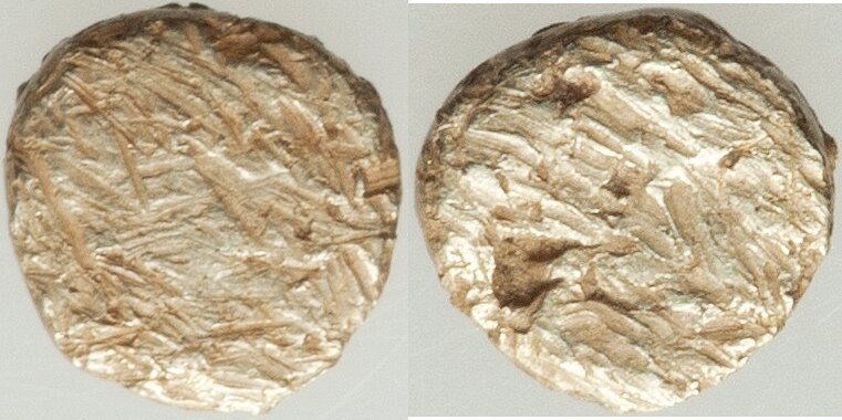 IONIA. Uncertain mint. Ca. 650-600 BC. EL typeless fraction or ingot (6mm, 0.43 ...