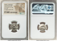 IONIA. Ephesus. Ca. 2nd century BC. AR drachm (17mm, 4.12 gm, 12h). NGC Choice Fine 4/5 - 4/5. -oes, magistrate. E-Φ, bee with straight wings seen fro...