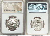 IONIA. Magnesia. Ca. mid-late 3rd century BC. AR tetradrachm (29mm, 12h). NGC Choice VF. In the name and type of Alexander III the Great of Macedon, u...