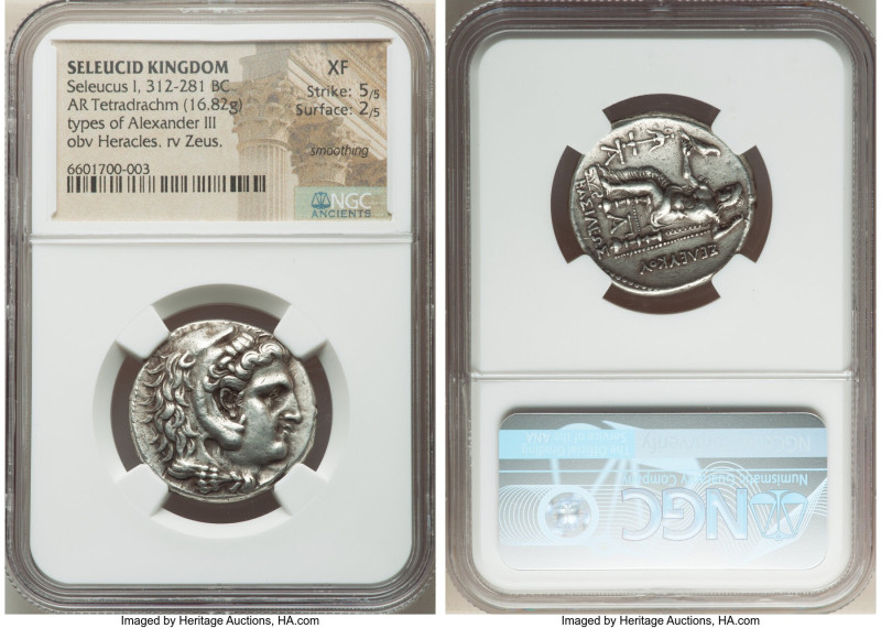 SELEUCID KINGDOM. Seleucus I Nicator (312-281 BC). AR tetradrachm (25mm, 16.82 g...