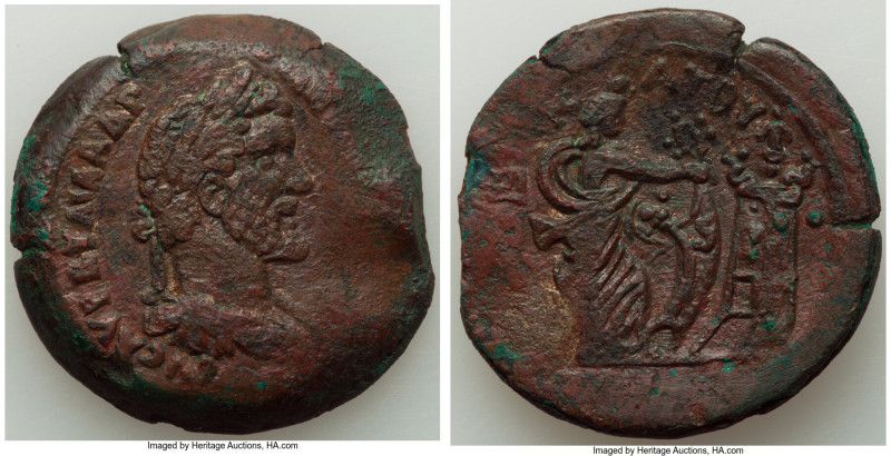 EGYPT. Alexandria. Antoninus Pius (AD 138-161). AE drachm (34mm, 26.41 gm, 1h). ...