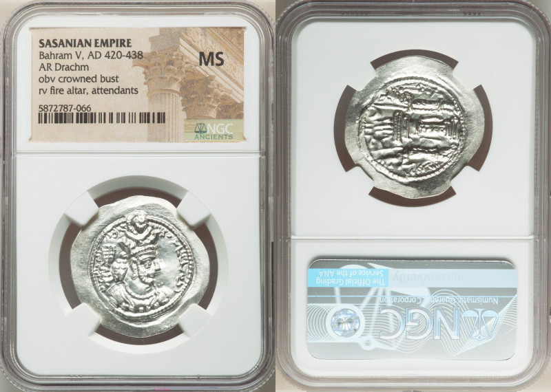 ANCIENT LOTS. Oriental. Sasanian Kingdom. Ca. 4th-5th centuries AD. NGC MS. Incl...