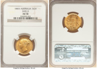 Victoria gold "Shield" Sovereign 1882-S AU58 NGC, Sydney mint, KM6, S-3858. 

HID09801242017

© 2022 Heritage Auctions | All Rights Reserved