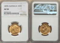 Victoria gold Sovereign 1899-S AU58 NGC, Sydney mint, KM13. AGW 0.2355 oz. 

HID09801242017

© 2022 Heritage Auctions | All Rights Reserved