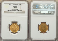 Russian Duchy. Alexander III gold 10 Markkaa 1881-S AU58 NGC, Helsinki mint, KM8.2, Fr-5. 

HID09801242017

© 2022 Heritage Auctions | All Rights Rese...