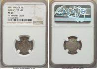 Republic silver 5 Sols 1792 XF45 NGC, MAz-137. By Lefevre Lesage et Cie. Ex. Femand David 

HID09801242017

© 2022 Heritage Auctions | All Rights Rese...