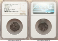 Kings of Wessex. Aethelberht (858-865) Penny ND (858-c. 864) Chipped NGC, Canterbury mint, Beadunoth as moneyer, S-1053, N-620. 0.84gm. Sold with coll...