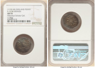 Stephen (1135-1154) Penny ND (c. 1136-1145) AU55 NGC, London mint, Tovi as moneyer, Cross Moline (Watford) type, S-1278, N-873. 1.40gm. Sold with Trit...