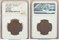 Middlesex. Newgate copper 1/2 Penny 1794 AU55 Brown NGC, D&H-393. Edged: Milled \\\. 

HID09801242017

© 2022 Heritage Auctions | All Rights Reserved