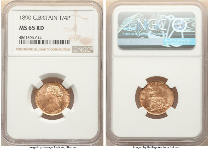 Victoria Farthing 1890 MS65 Red NGC, KM753, S-3958. 

HID09801242017

© 2022 Her...