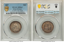 Victoria Shilling 1887 MS64 PCGS, KM761, S-3926. Jubilee head. 

HID09801242017

© 2022 Heritage Auctions | All Rights Reserved