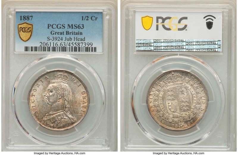 Victoria 1/2 Crown 1887 MS63 PCGS, KM764, S-3924. 

HID09801242017

© 2022 Herit...