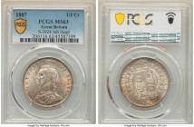 Victoria 1/2 Crown 1887 MS63 PCGS, KM764, S-3924. 

HID09801242017

© 2022 Heritage Auctions | All Rights Reserved
