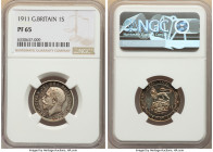 George V Proof Shilling 1911 PR65 NGC, KM816, S-4013. Luminous multi-colored toning on brilliant proof surfaces. 

HID09801242017

© 2022 Heritage Auc...