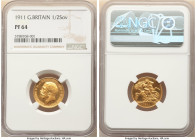 George V gold Proof 1/2 Sovereign 1911 PR64 NGC, KM819, S-4006. Mintage: 3,764. 

HID09801242017

© 2022 Heritage Auctions | All Rights Reserved