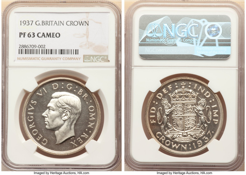 George VI Proof Crown 1937 PR63 Cameo NGC, KM857, S-4079. 

HID09801242017

© 20...