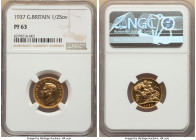 George VI gold Proof 1/2 Sovereign 1937 PR63 NGC, KM858, S-4077. Watery proof surfaces. 

HID09801242017

© 2022 Heritage Auctions | All Rights Reserv...