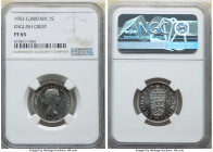 Elizabeth II Proof Shilling 1953 PR65 NGC, KM890, S-4139. English Crest. 

HID09801242017

© 2022 Heritage Auctions | All Rights Reserved