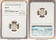 Republic 5 Centavos 1896/86 MS67 NGC, Tegucigalpa mint, KM54. Top grade certified. 

HID09801242017

© 2022 Heritage Auctions | All Rights Reserved