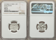Mughal Empire. Shah Jahan 1/2 Rupee AH 1068 Year 31 (1657/1658) MS64 NGC, Surat mint, KM235.23. 

HID09801242017

© 2022 Heritage Auctions | All Right...