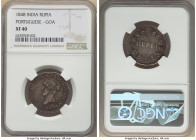 Portuguese Colony - Goa. Maria II Rupia 1848 XF40 NGC, KM273, 

HID09801242017

© 2022 Heritage Auctions | All Rights Reserved