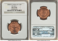 British India. East India Company 1/4 Anna 1858-(w) MS64 Red NGC, Birmingham mint, KM463.1. 

HID09801242017

© 2022 Heritage Auctions | All Rights Re...
