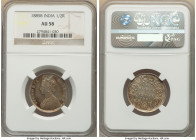 British India. Victoria 1/2 Rupee 1885-B AU58 NGC, Bombay mint, KM491. 

HID09801242017

© 2022 Heritage Auctions | All Rights Reserved