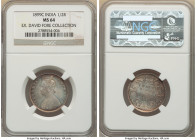 British India. Victoria 1/2 Rupee 1899-C MS64 NGC, Calcutta mint, KM491. Ex. David Fore Collection 

HID09801242017

© 2022 Heritage Auctions | All Ri...