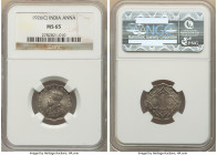 British India. George V Anna 1926-(c) MS65 NGC, Calcutta mint, KM513. 

HID09801242017

© 2022 Heritage Auctions | All Rights Reserved