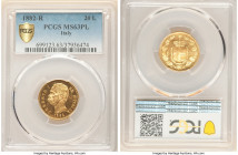 Umberto I gold 20 Lire 1882-R MS63 Prooflike PCGS, Rome mint, KM21, Fr-21. 

HID09801242017

© 2022 Heritage Auctions | All Rights Reserved