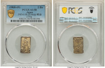 Meiji 2 Bu ND (1868-1869) AU58 PCGS, KM-C21d, JNDA 09-29. 2.95gm. 

HID09801242017

© 2022 Heritage Auctions | All Rights Reserved